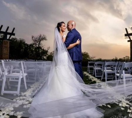 : Ali Turiano and her husband Ismael Santiago tied the wedding knot in June 2020.
